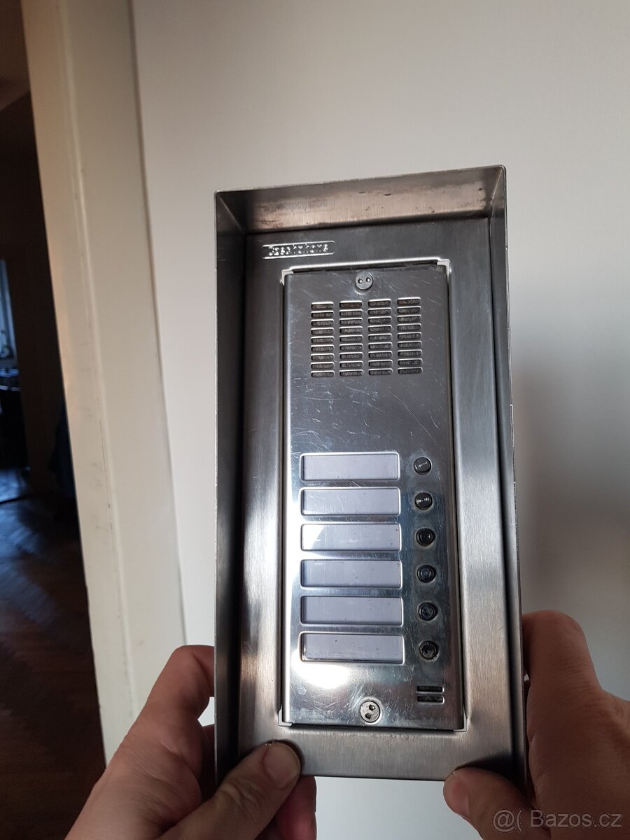 Nerezové zvonkové tablo Czechphone