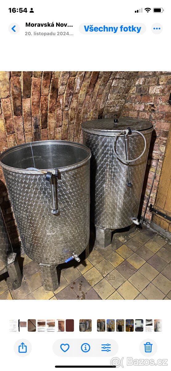 Nerezova nadrz na vino