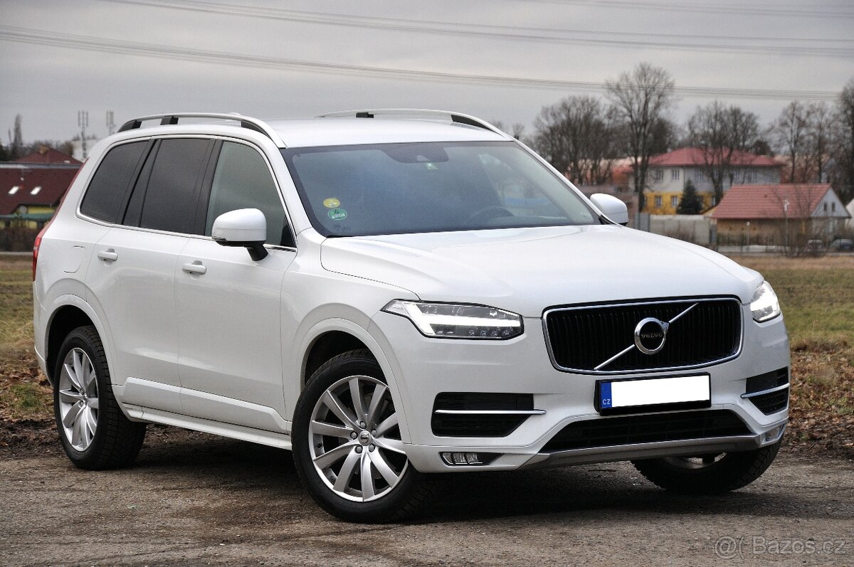 Volvo XC90 D5 AWD MOMENTUM,KAMERA,LED,KŮŽE,EL.TAŽNÉ,ČR,DPH