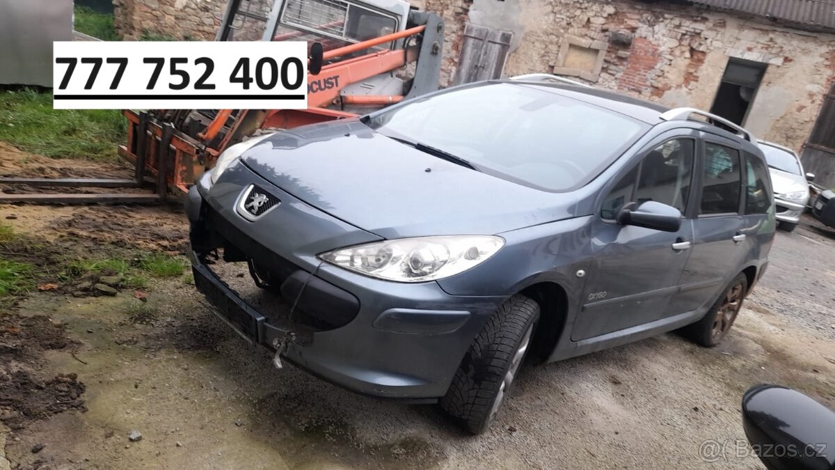 Náhradní díly Peugeot 307 1,6 HDI
