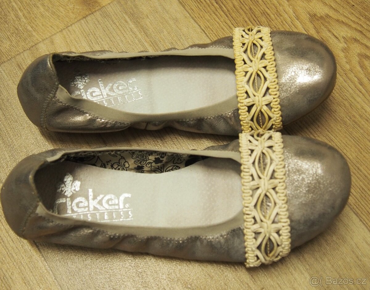 baleríny, balerínky Rieker vel.37