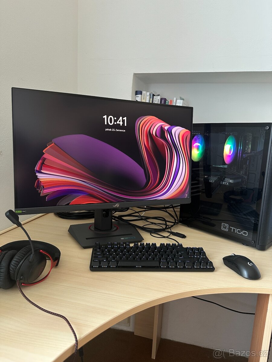 PC 4060 Ti + ROG Strix XG27ACS v ZÁRUCE