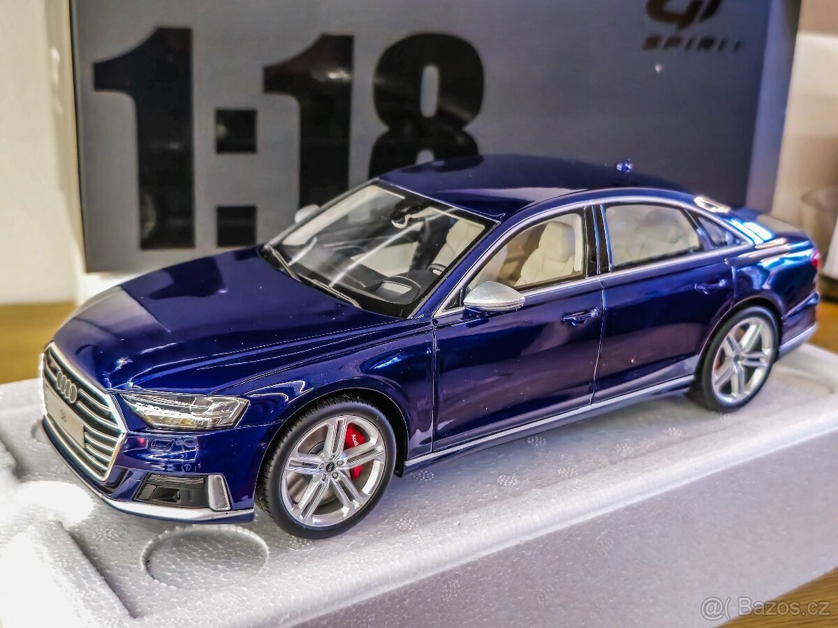 Audi S8 Blue 1:18 GT Spirit