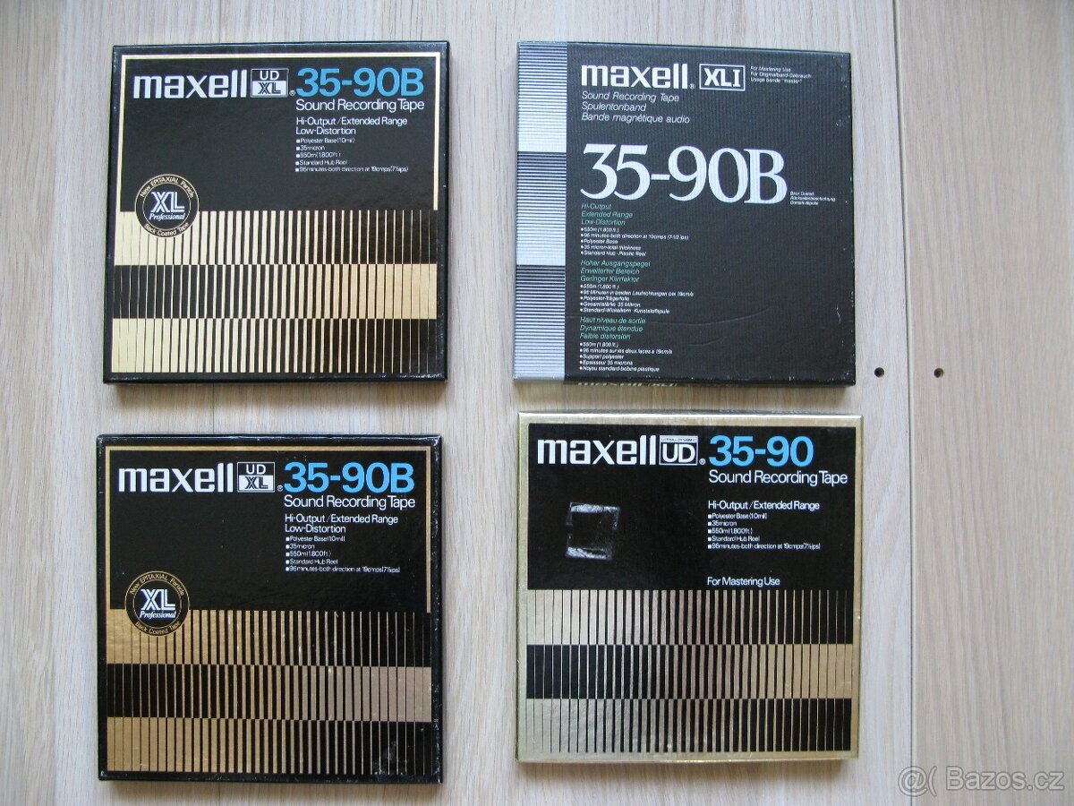 Magnetofonové pásky Maxell 18 cm