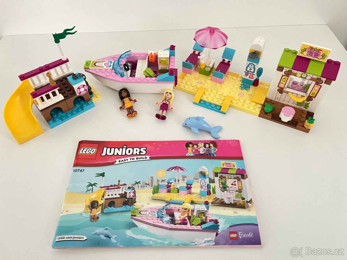 LEGO Juniors 10747 - Andrea a Stephanie na dovolené na pláži