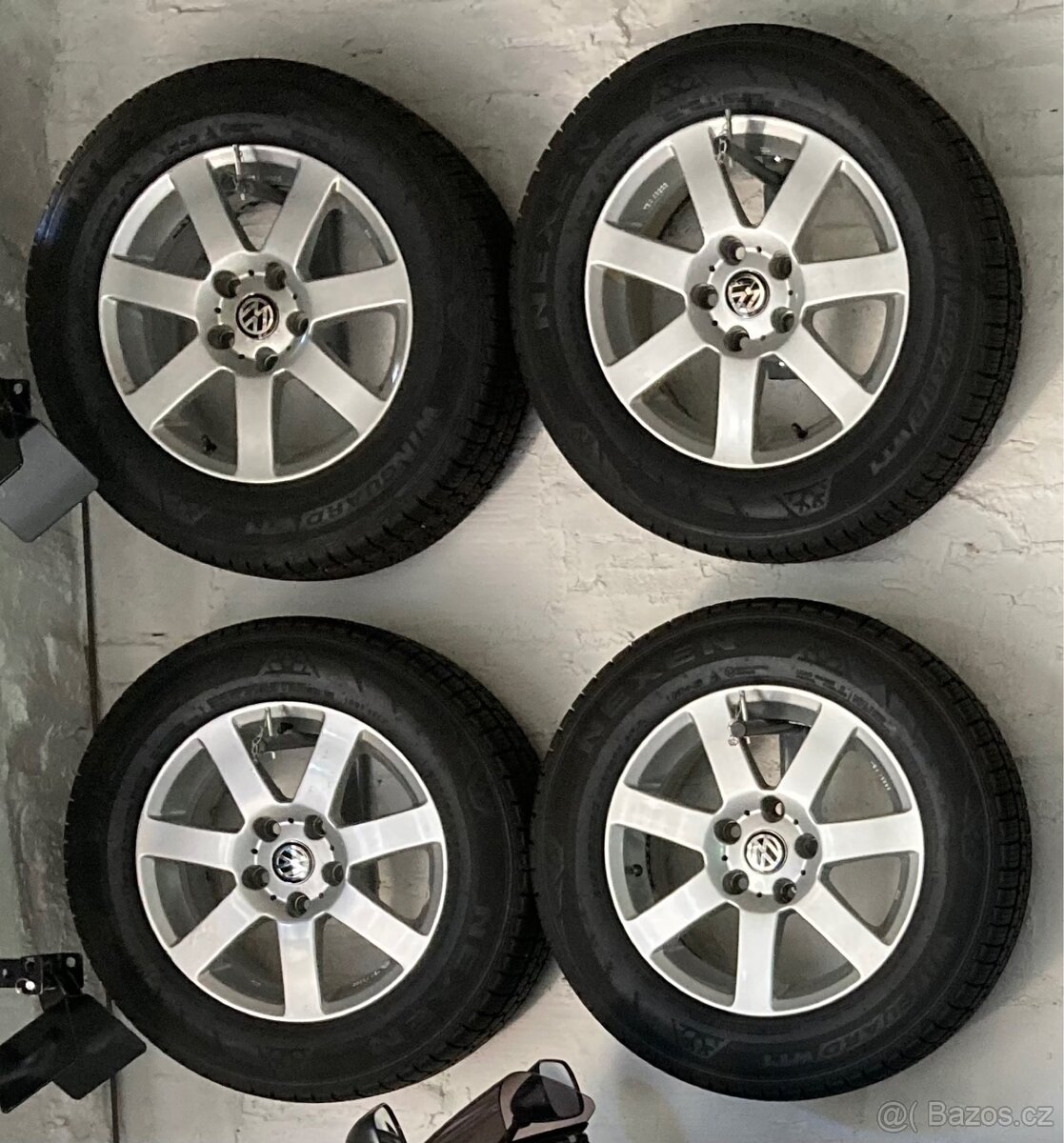 Transporter T5 215/65 r16 c, 215 65 r16 c alu disky + zimáky