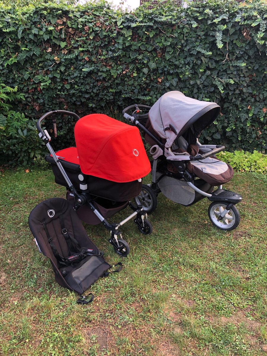 2 kočárky - Bugaboo a Peg-pérego