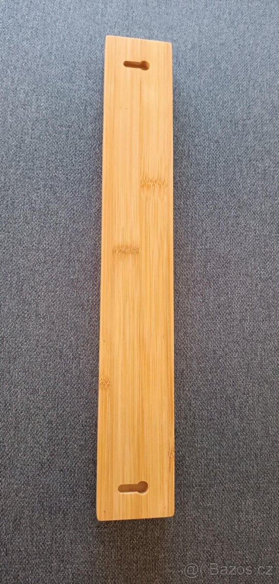 Magnetická lišta dekor dřeva 40 cm