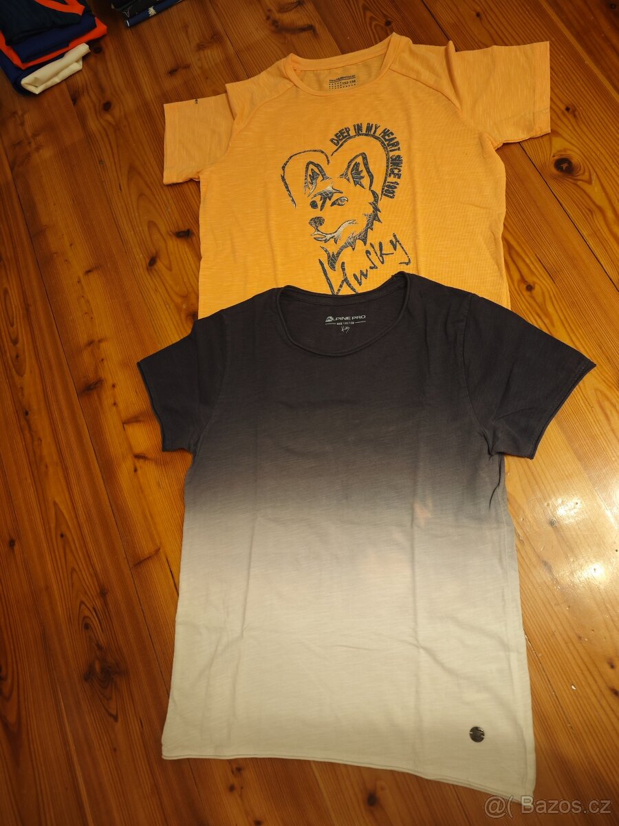 Trička 2 ks Husky a AlpinePro
