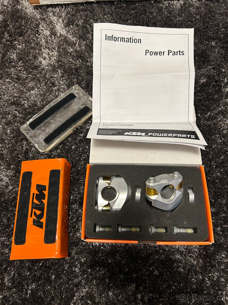 Ktm exc/ adv xtrig phds držiaky, klemy, bar mounts