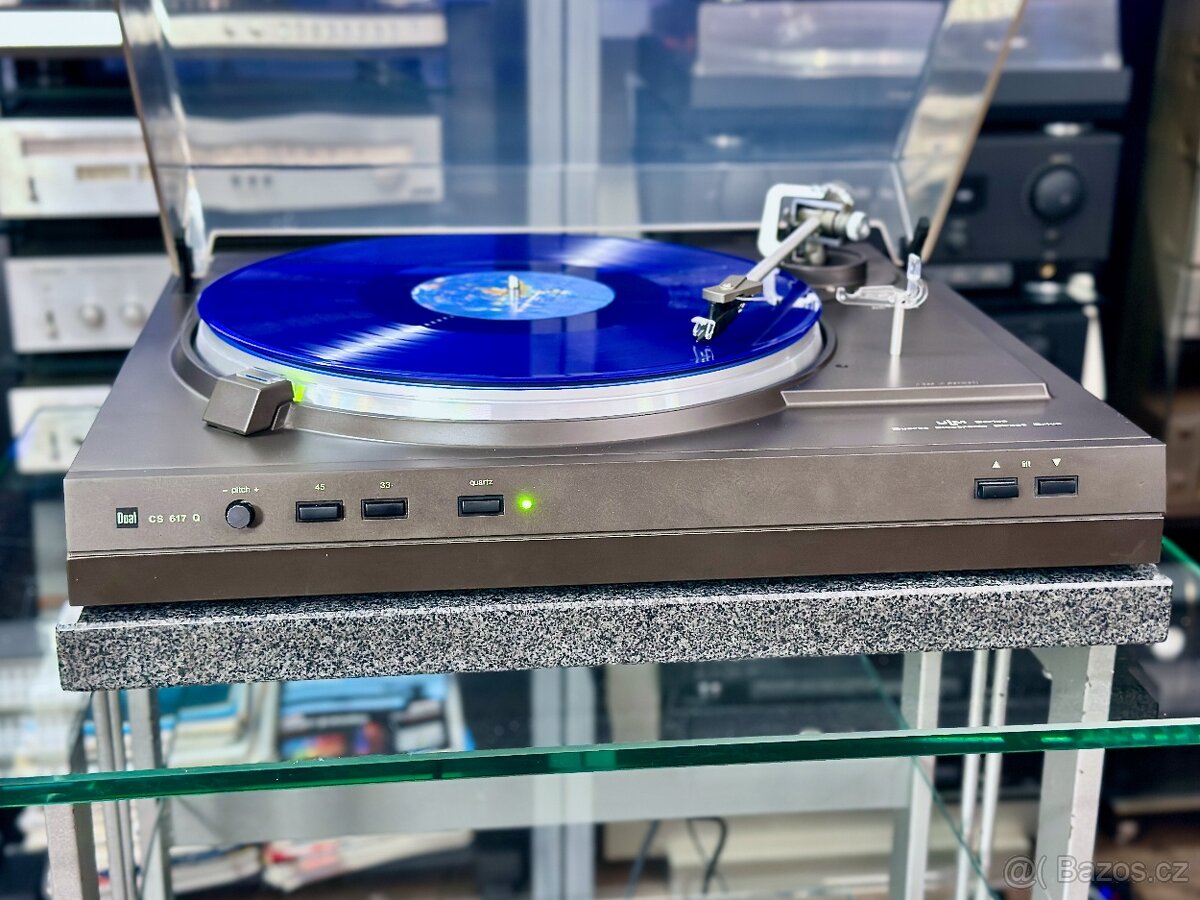 DUAL CS 617 Q (r.1981) direct-drive, quartz, po servisu