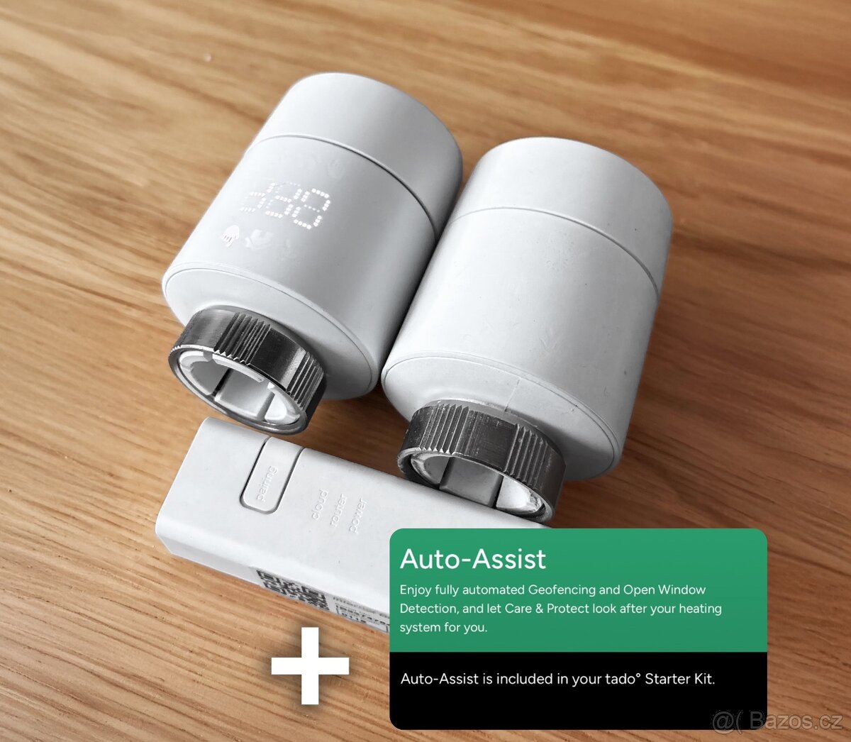 2× chytrá termostatická hlavice + Tado V3+ Bridge 🔧