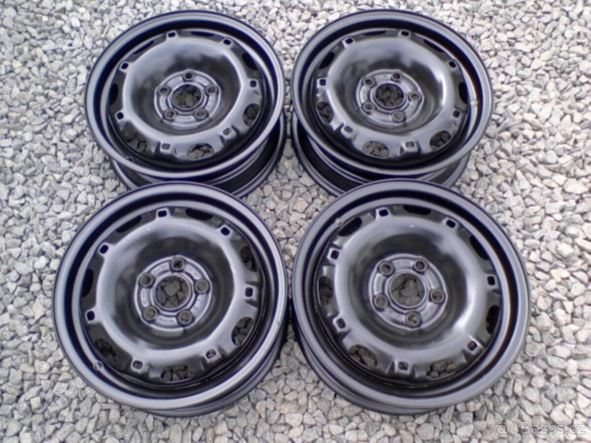14 plechové disky Škoda Fabia I,II,III,Roomster,VW Polo