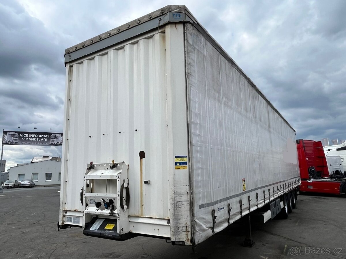 Krone SD MEGA LINER SAF zvedací náprava zesílená plachta XL