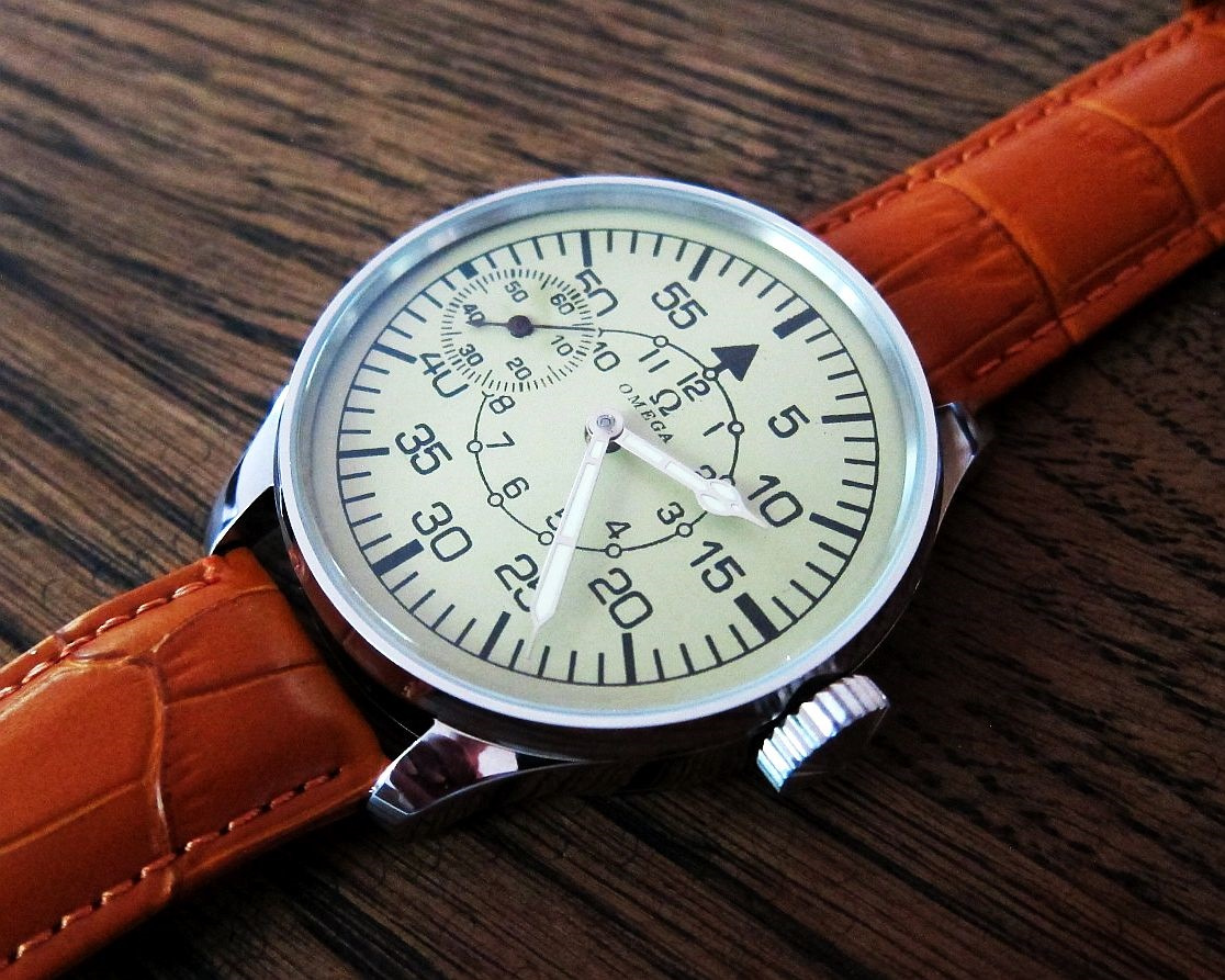 OMEGA 1940 B-UHR švýcarské luxusní letecké náramkové hodinky