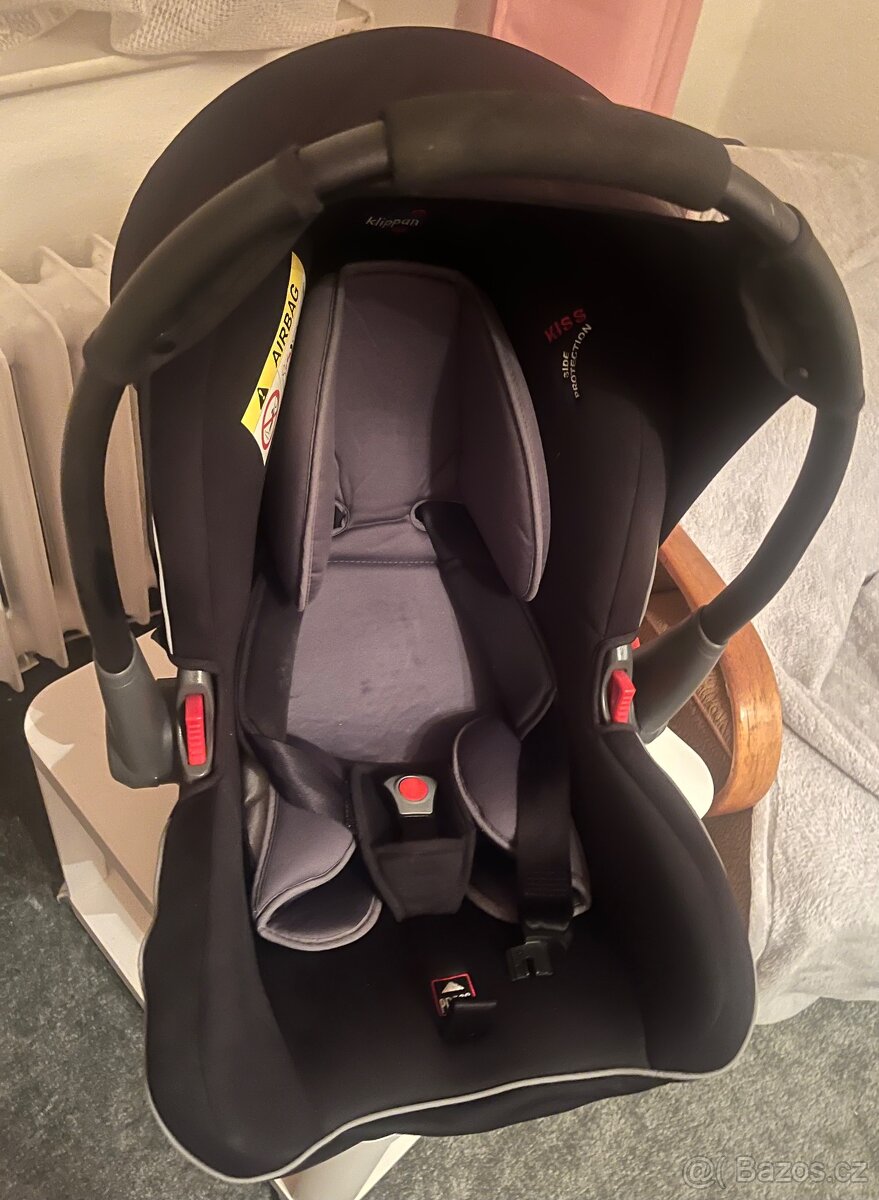 Klippan Dinofix black/gray