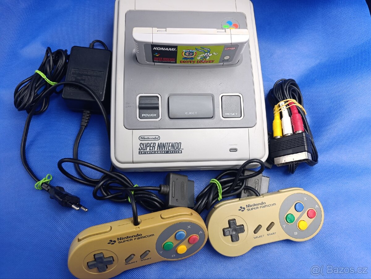 SNES Super Nintendo + Hra
