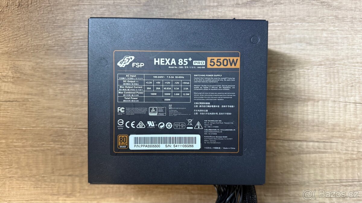 FSP Fortron HEXA 85+ PRO 550