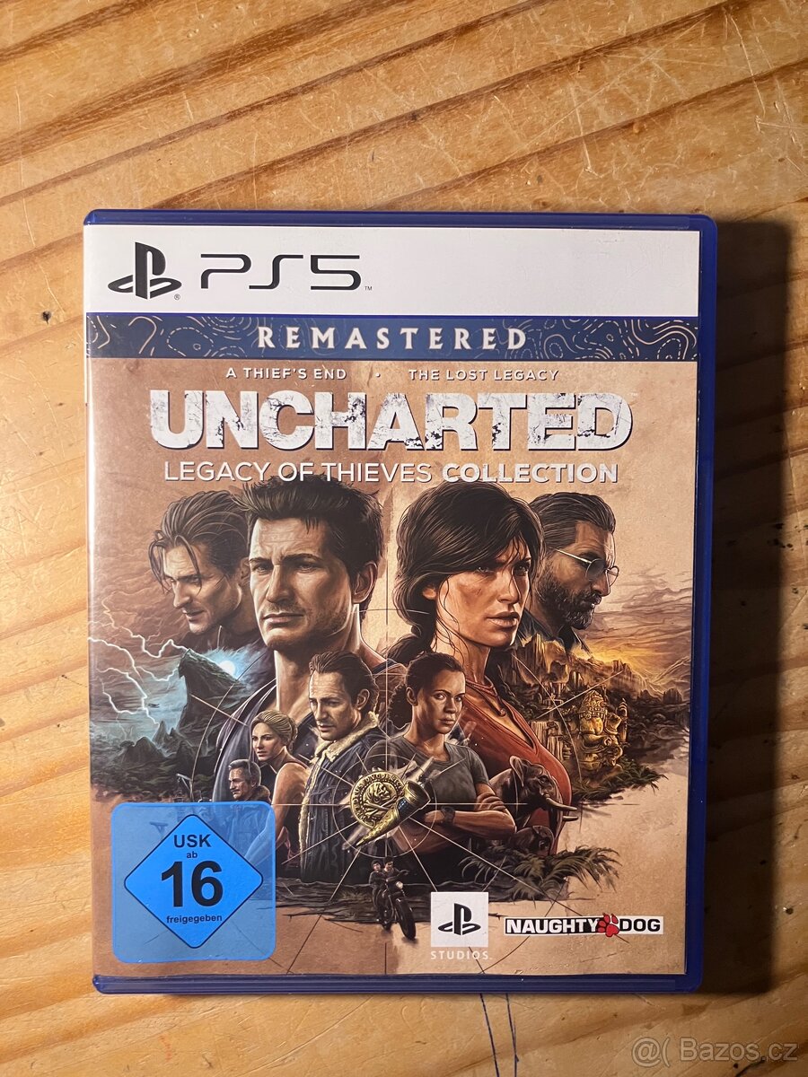 Prodám hru na ps5 Uncharted Legacy of Thieves Collection