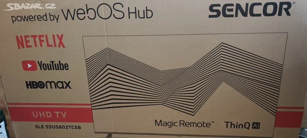 55 SMART UHD Televize SLE 55US802TCSB