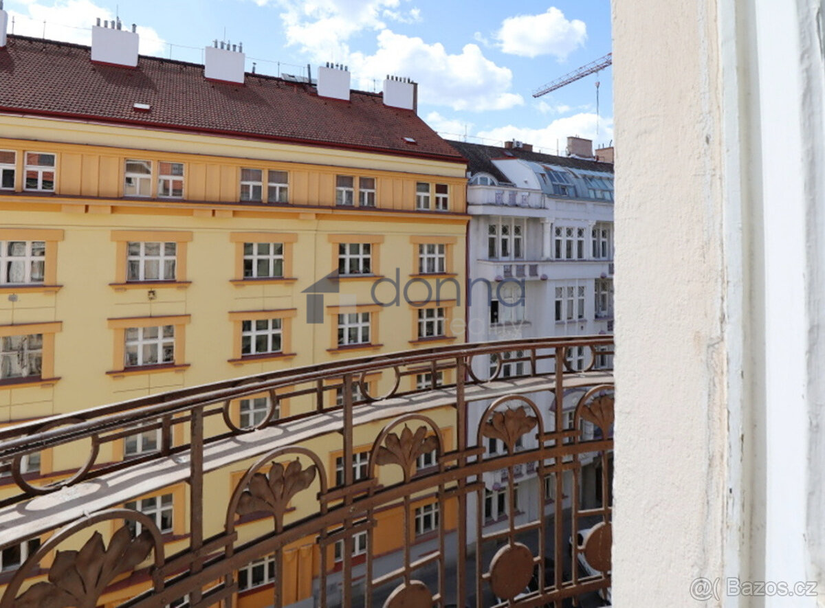 Pronájem bytu 2+1/B, 79m2, ul. Polská, Praha 2 - Vinohrady,