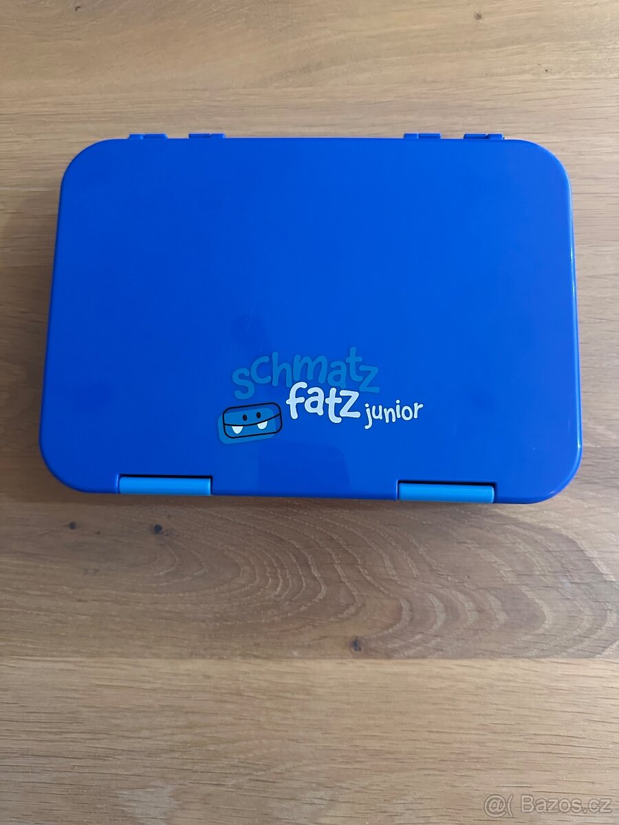 Schmatzfatz junior svačinkový box - modrý