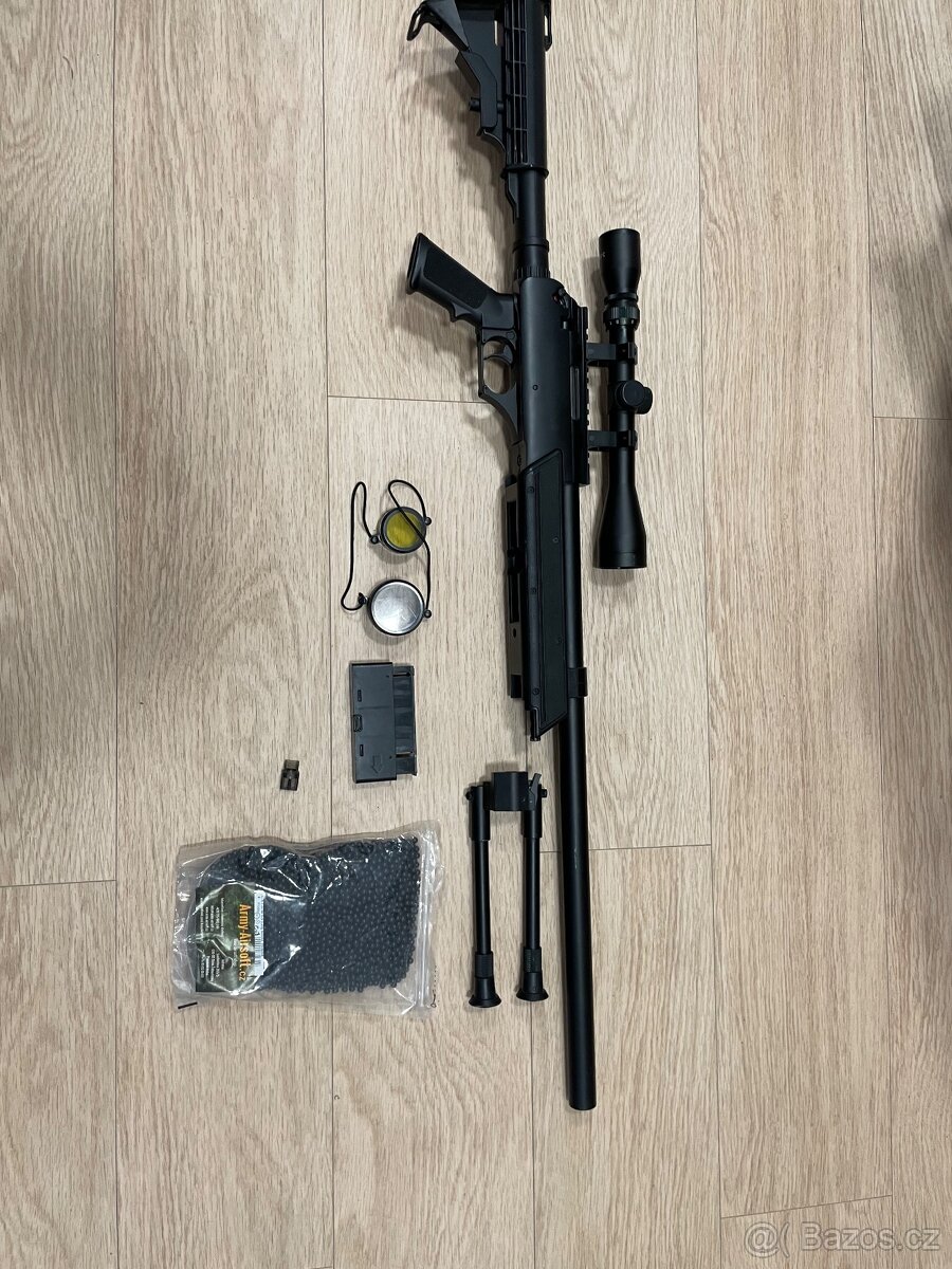 Airsoft odstřelovací puška manuální
