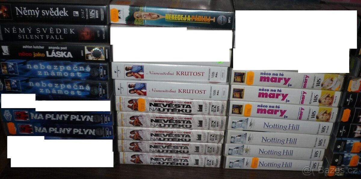 Videokazety - VHS -PRODÁM .-.- -