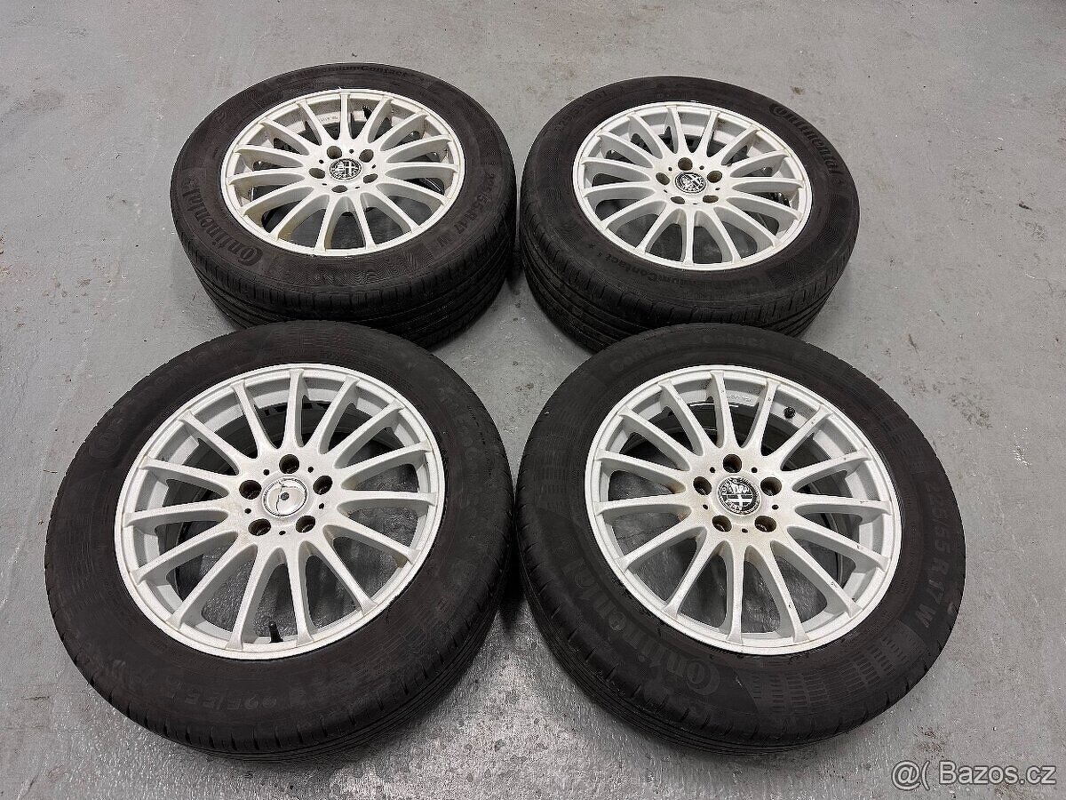 Alu kola AEZ 5x110 R17 ET40 Letní Pneu Continental