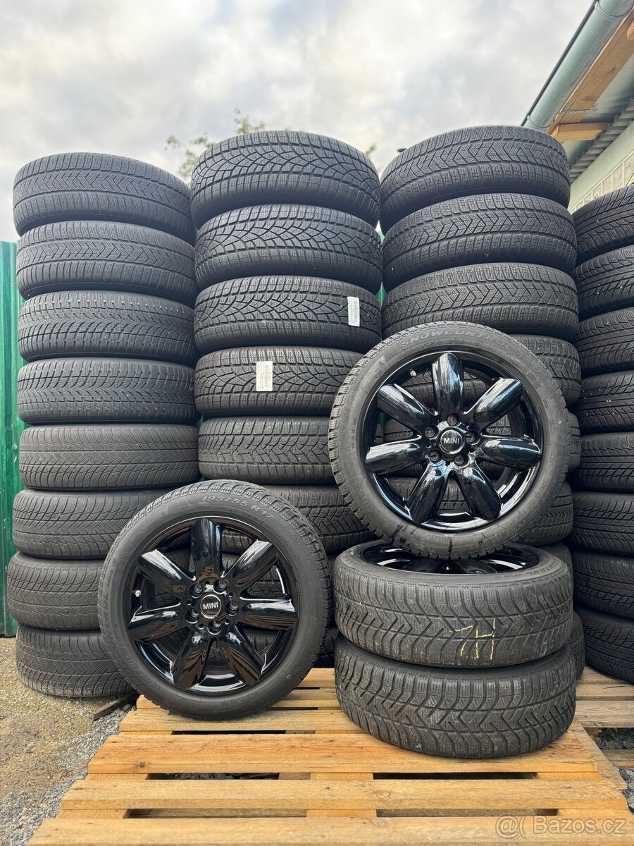 195/55/17 originál zimní sada na MINI
