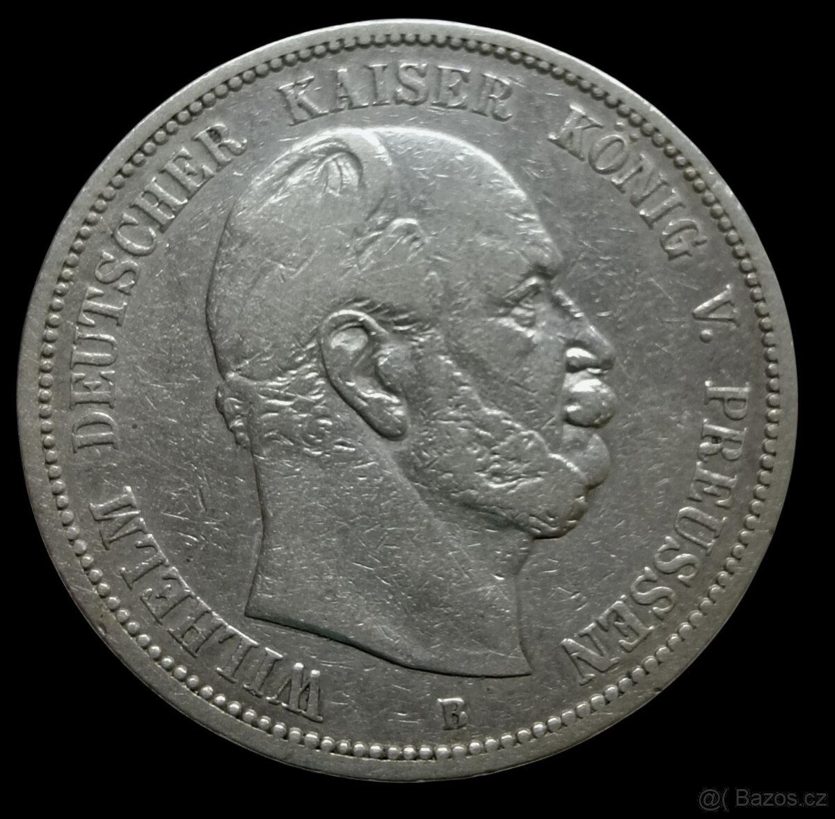 Stříbrná 5 Mark 1875 B Hannover