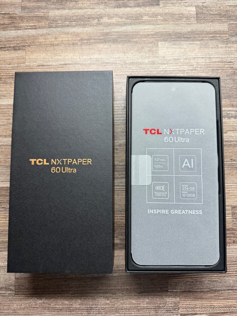 TCL nxtpaper 60 ultra 5G 12GB/256G Dark Chrome
