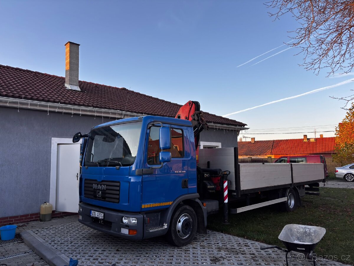 MAN TGL 12tun, hydraulická ruka , nové v CZ,