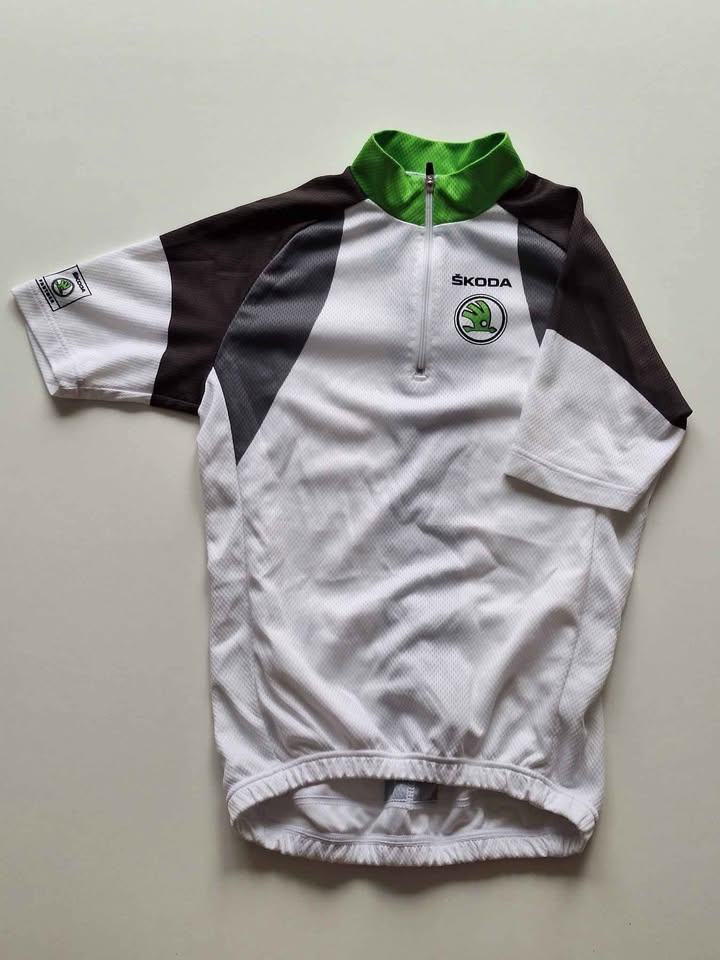 Dětský cyklistický dres Škoda Auto.