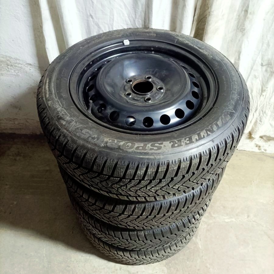 16" plechová kola – 5x108 – VOLVO   Disky: Plechové disky o