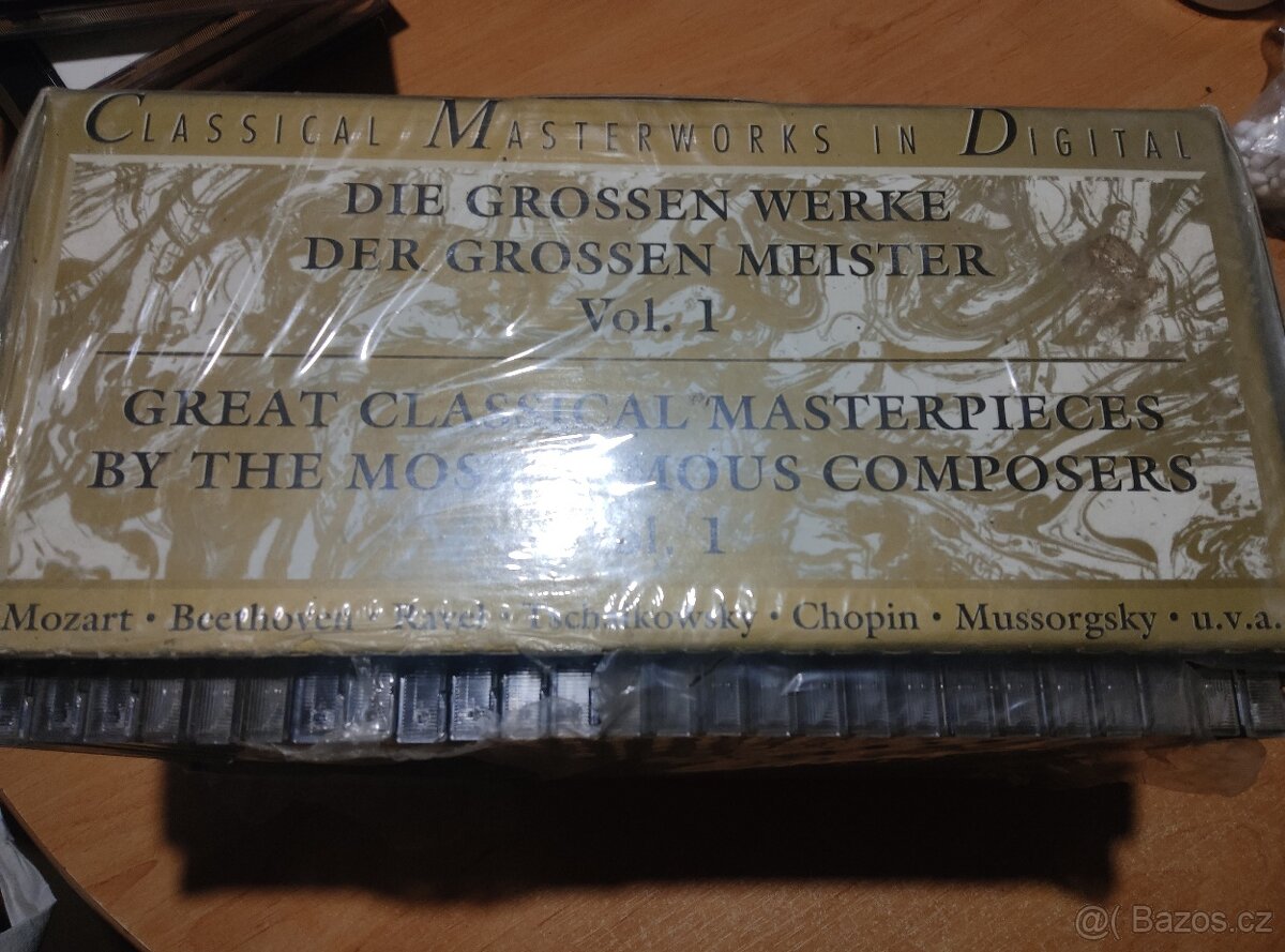Cd - Great Classical Masterpieces 1 + 2 + další vážná hudba