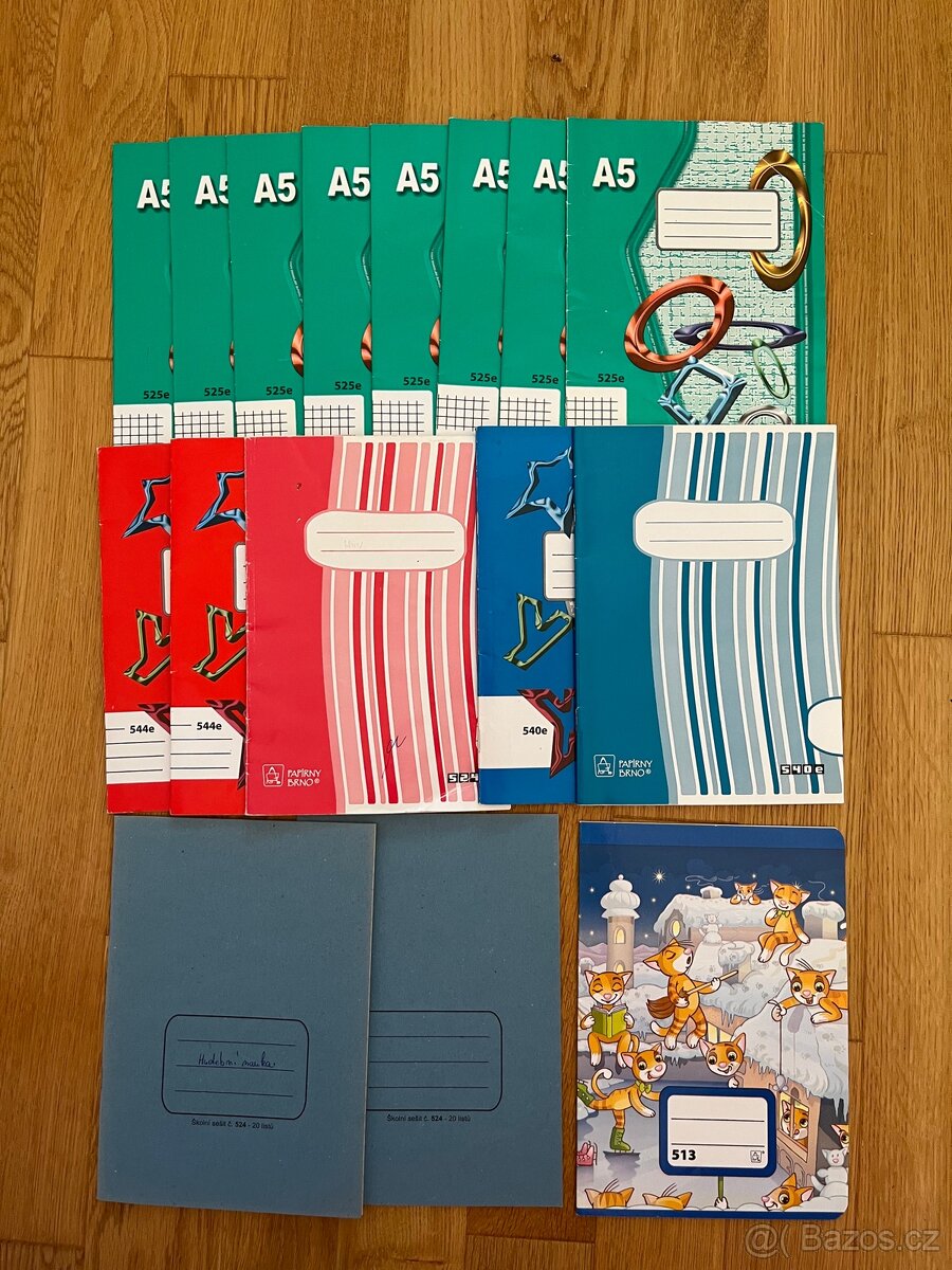 Sada sešitů A5