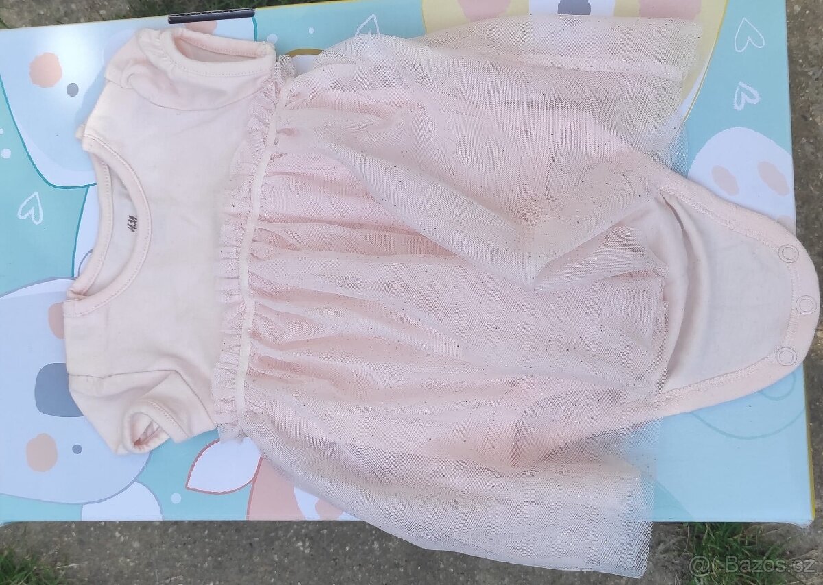 Šatičky HaM vel. 62 v růžové