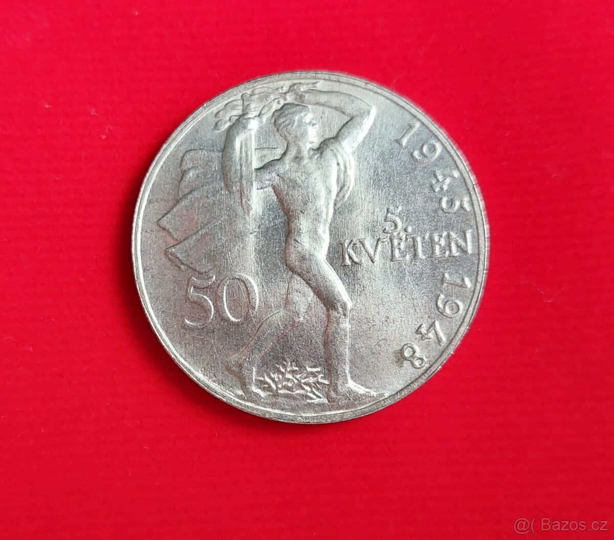Stříbrná mince 50 Kčs