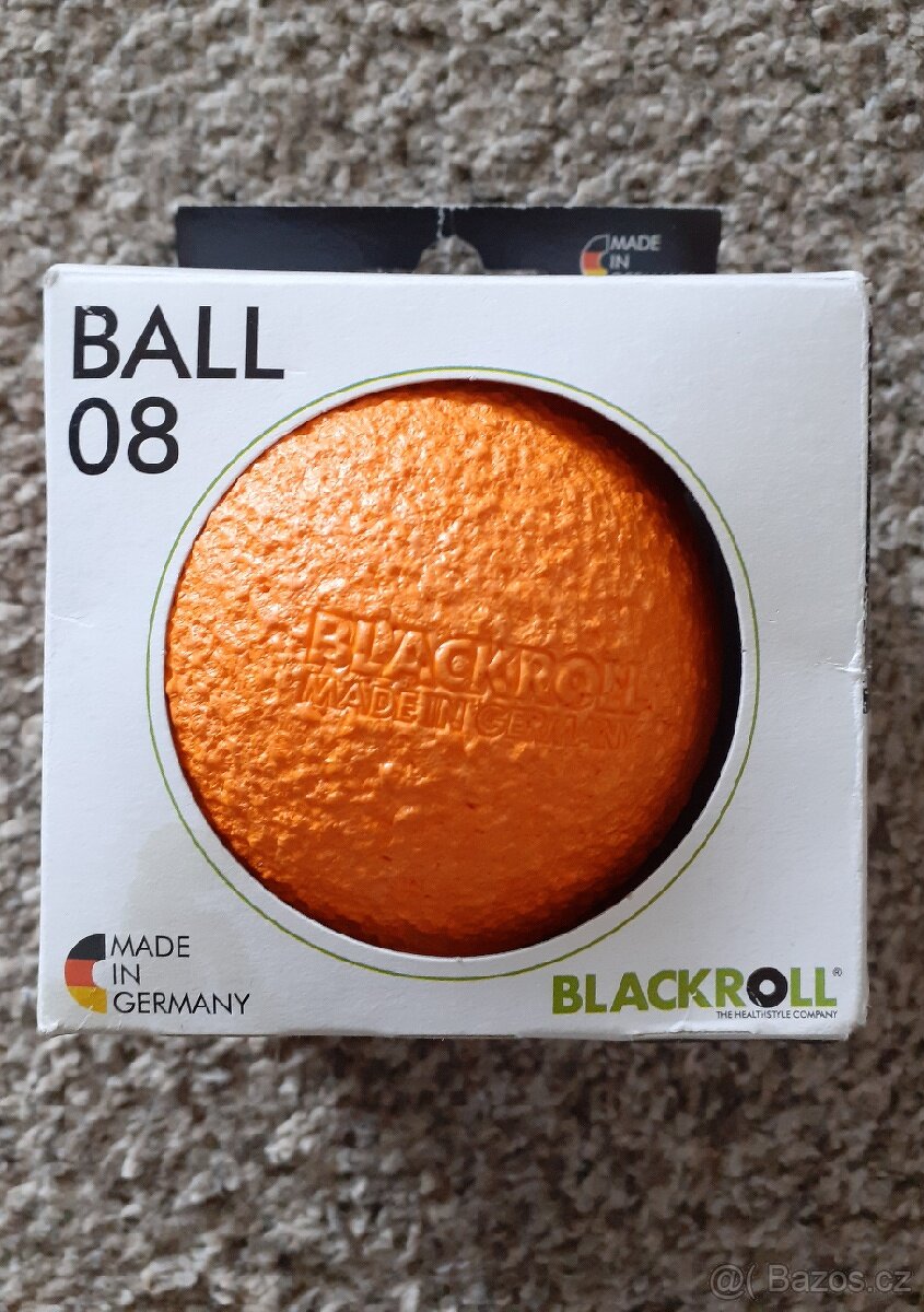 NOVÝ Blackroll Ball 8cm oranžová, masážní míček