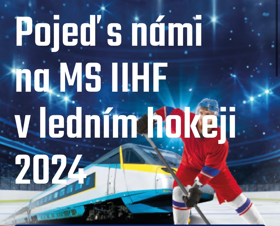 MS 2024 Jízdenky “vlakem na hokej”