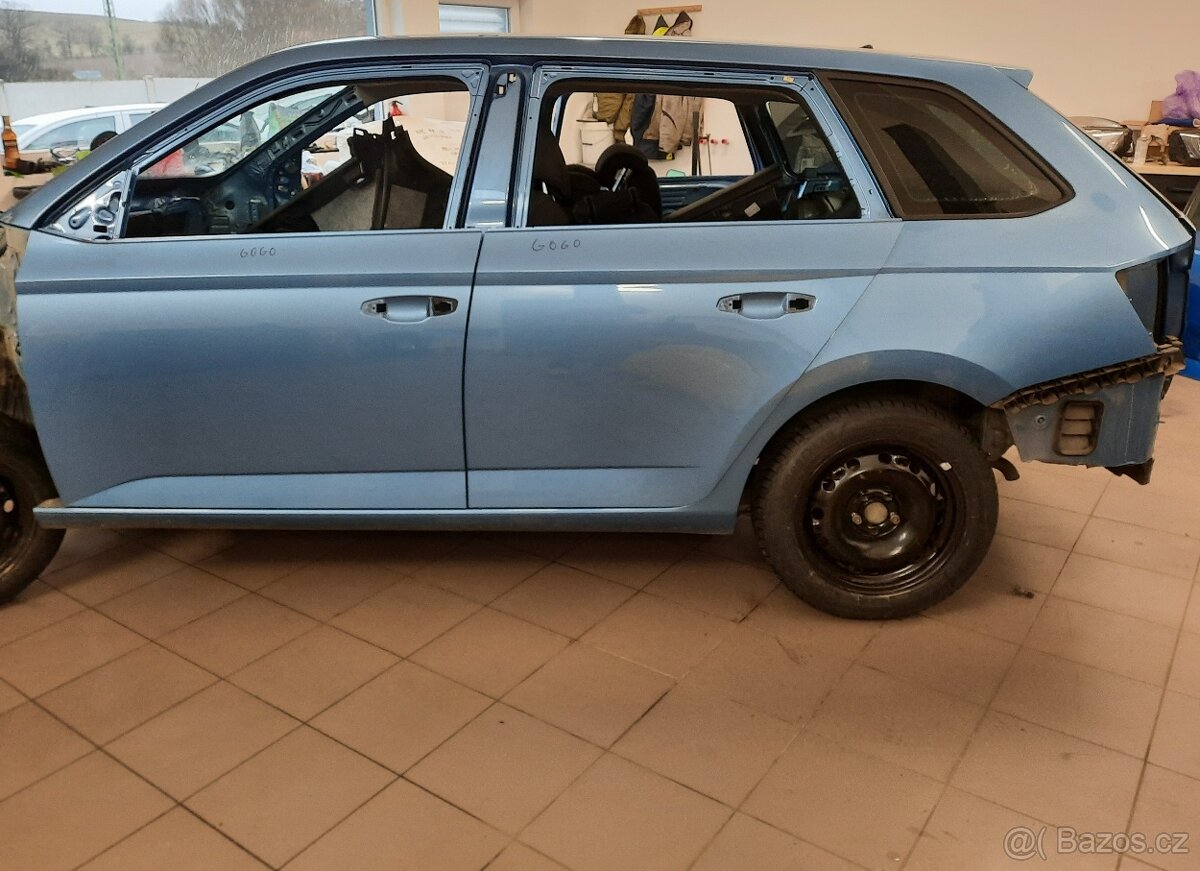 nd ze škoda fabia 3, 999MPI 55kW, sv.modrá,bílá,stříbrná