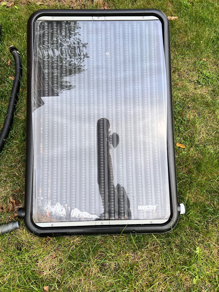 3x solární panel plus filtrace