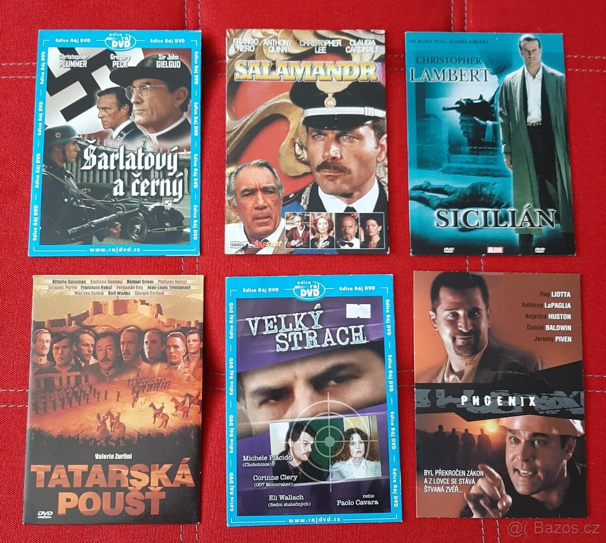 DVD Velký strach, Salamandr, Tatarská poušť a jiné