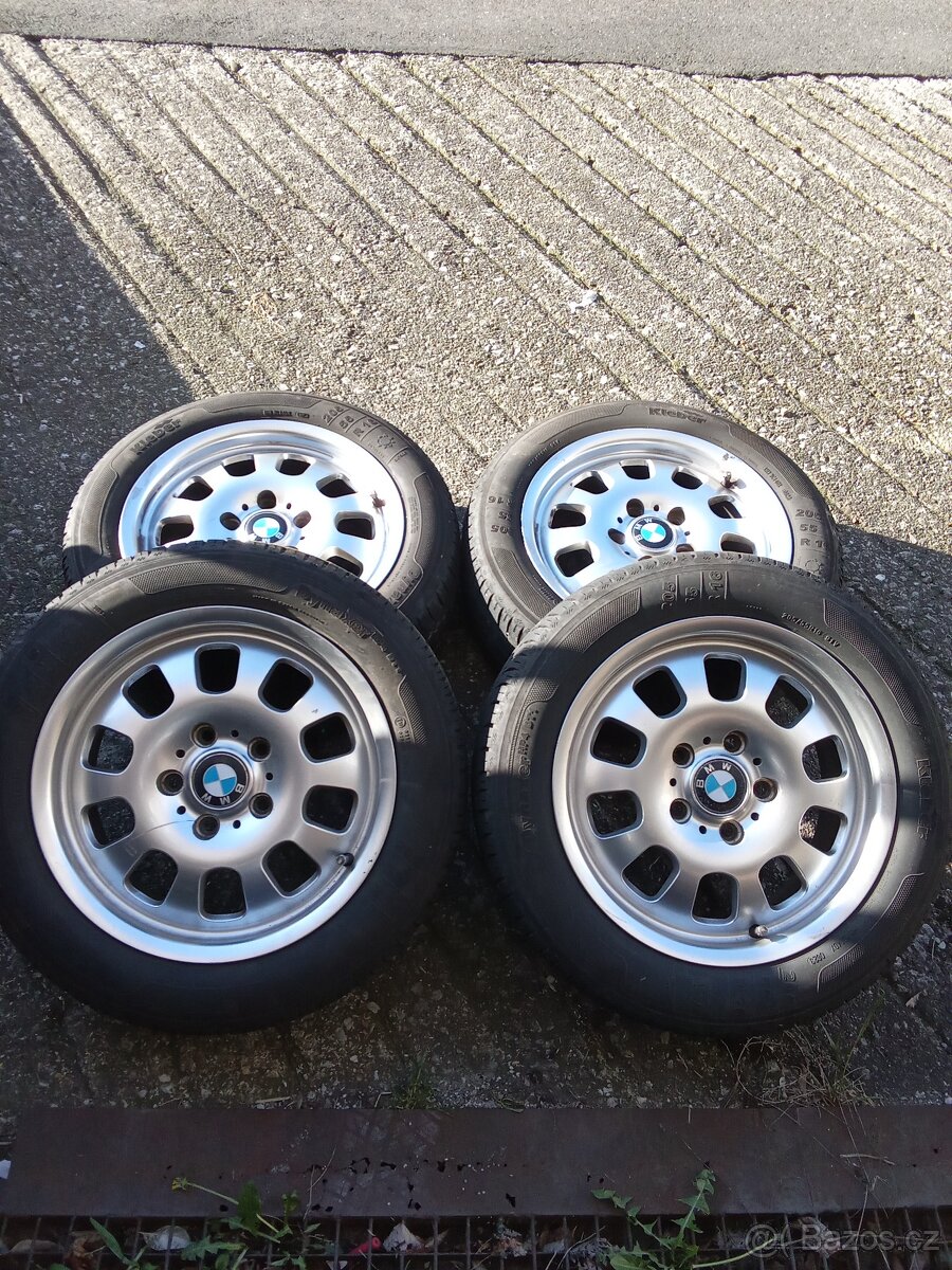 Originál alu kola BMW e46 + letní pneu