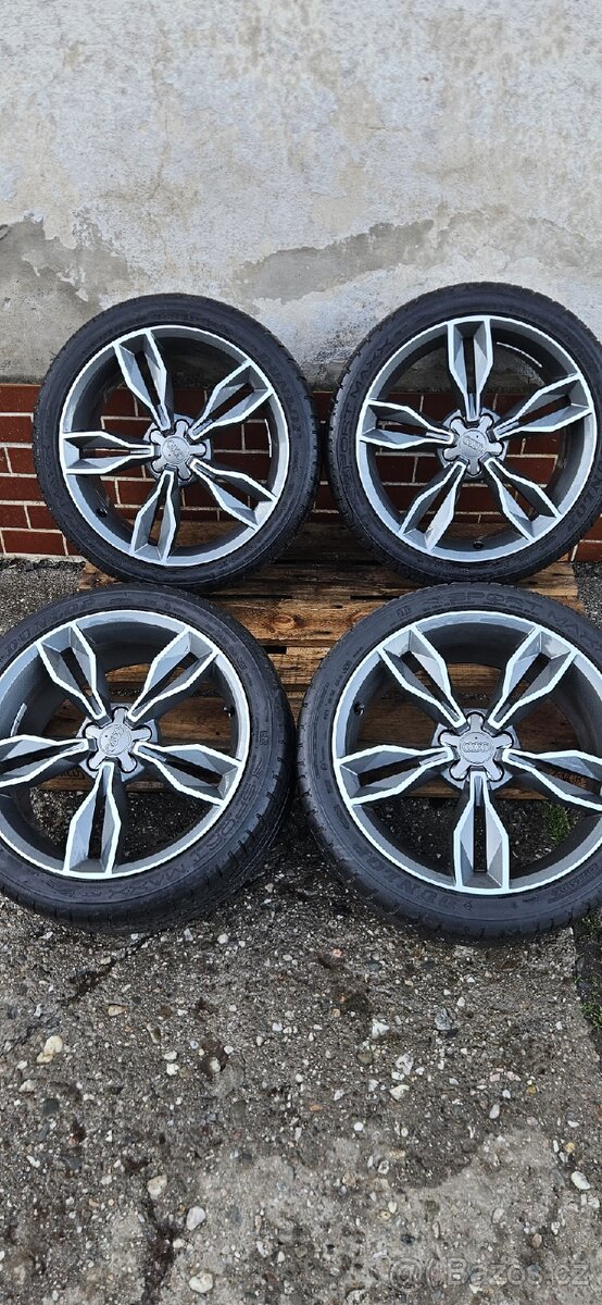 Alu kola r18 Audi, 5x100, letní 225/40