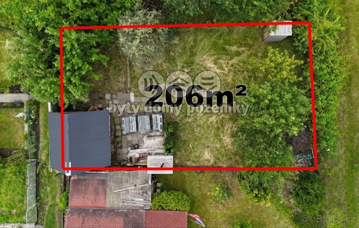 Prodej zahrady, 206 m², Karviná - osobní vlastnictví