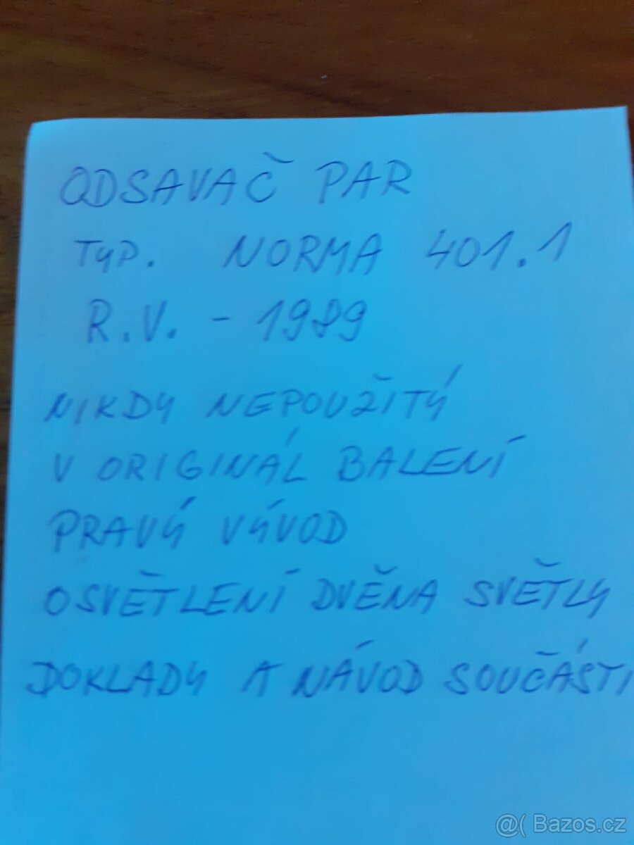 digestor, odsavac par