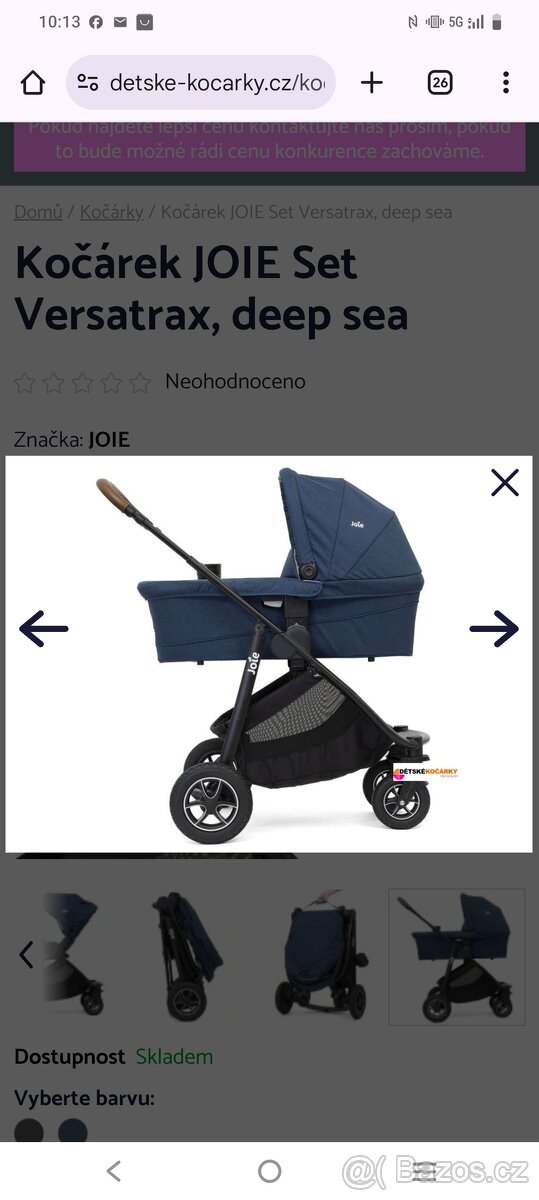 Korba na kočárek JOIE