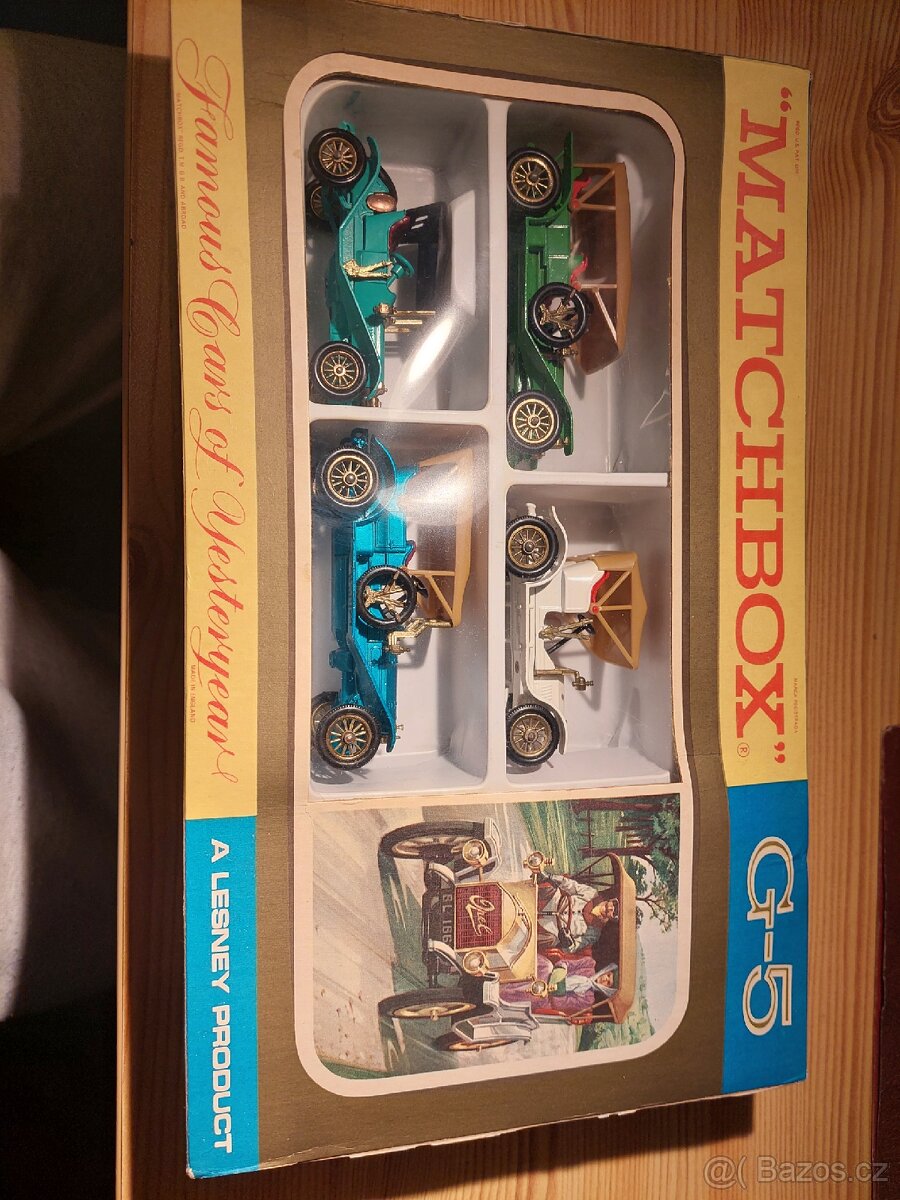 Matchbox yesteryear SET G5 VETERAN CARS 1968r.v.